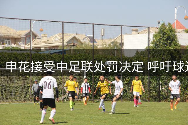 申花接受中足联处罚决定 呼吁球迷文明助威